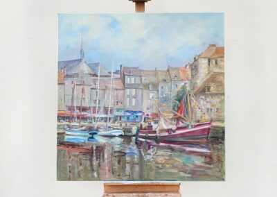 Port w Honfleur 100x100